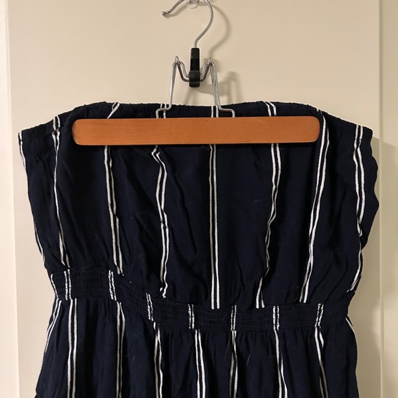 Anthropologie Striped Jumpsuit (size L) - Picture 3 of 3